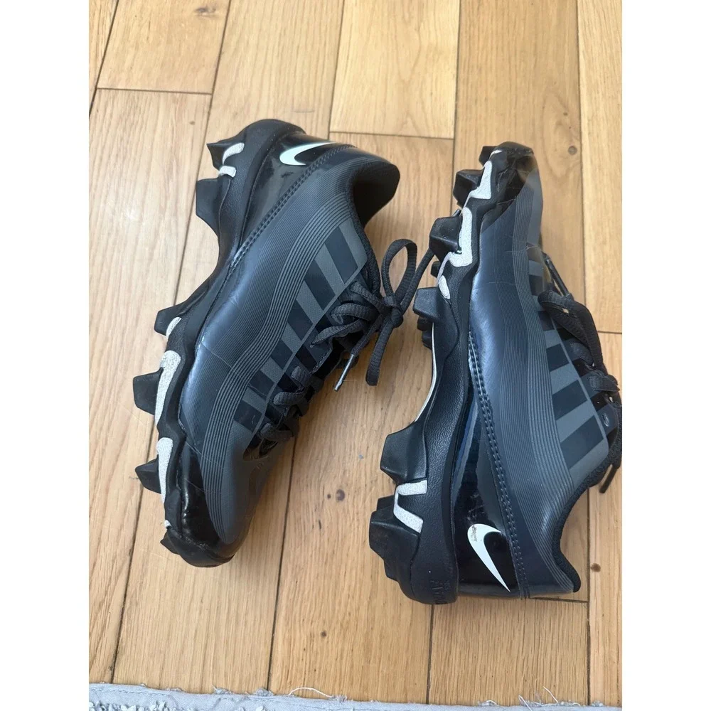 Nike Vapor Ultrafly 4 Keystone Kids Baseball Cleats Blk-Grey DQ5111-001 Size 3Y